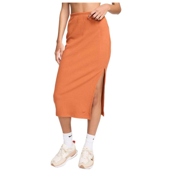 Nike Γυναικεία φούστα Sportswear Chill Knit Slim Ribbed Midi Skirt